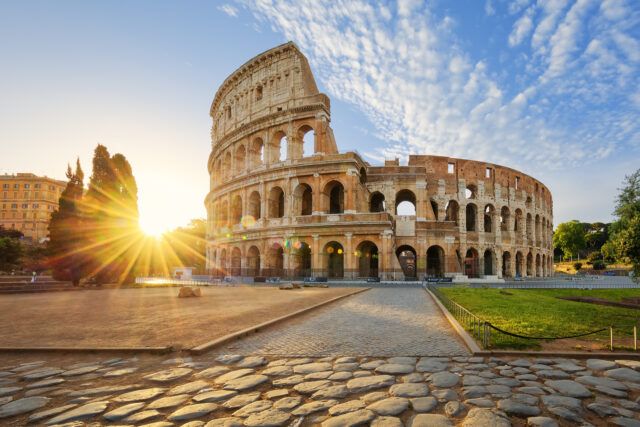 Picture of the Colloseum of Rome